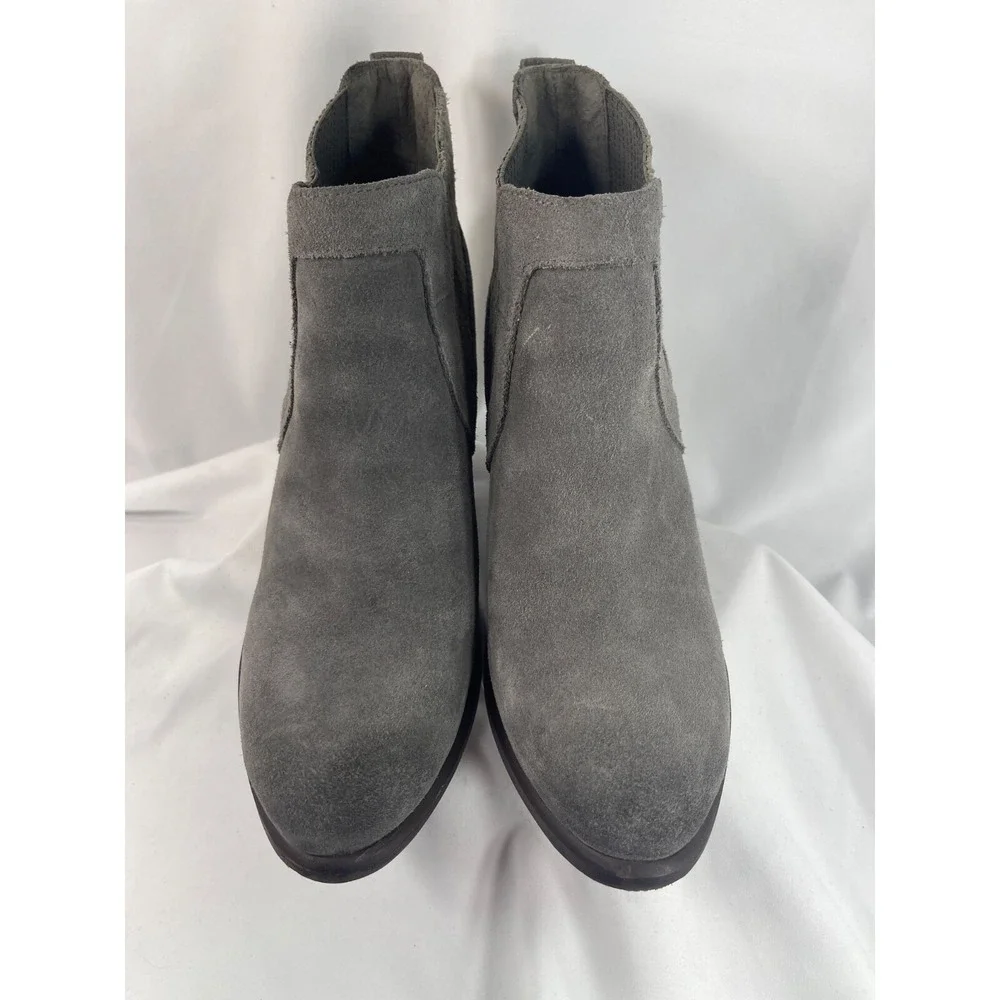 UGG Cobie II Womens 9.5 Suede Ankle Booties Nightfall Grey Distressed corpcore